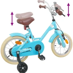 vidaXL Kinderfiets 12 Inch voor 2-4 jaar oud Lichtblauw