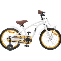 vidaXL Kinderfiets 16 Inch voor 4-6 jaar oud Wit
