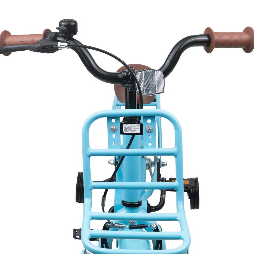 vidaXL Kinderfiets 12 Inch voor 2-4 jaar oud Lichtblauw