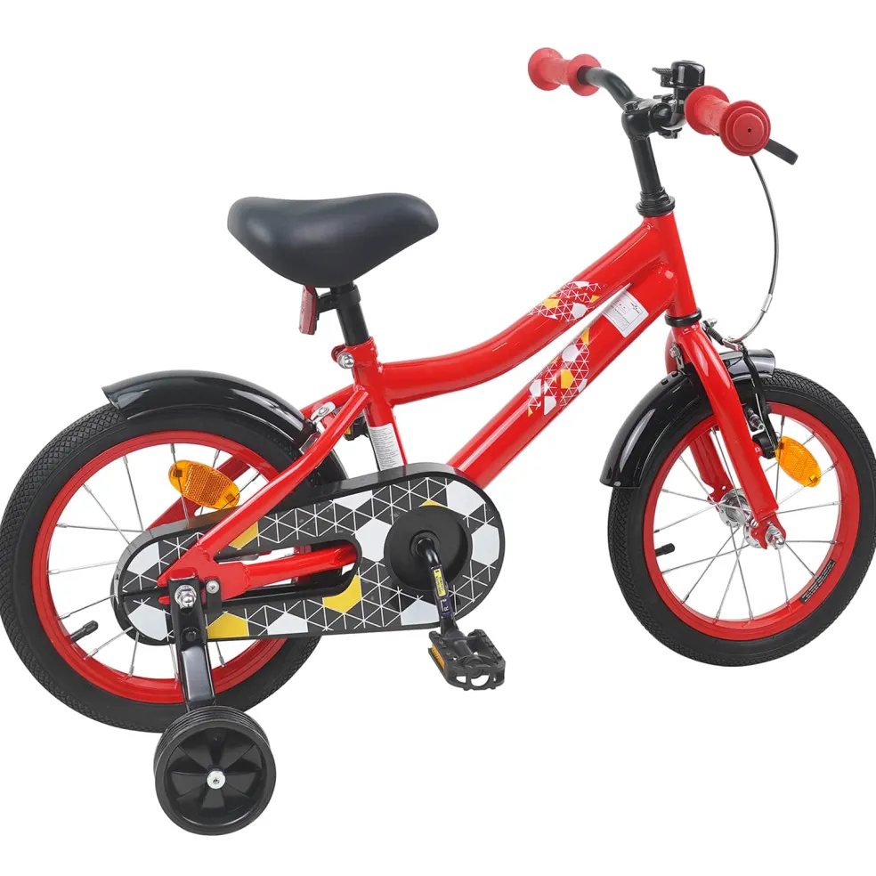 vidaXL Kinderfiets 12 Inch voor 2-4 jaar oud Rood