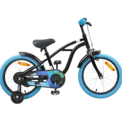 vidaXL Kinderfiets 12 Inch voor 2-4 jaar oud Donkerroze