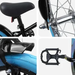 vidaXL Kinderfiets 12 Inch voor 2-4 jaar oud Donkerroze