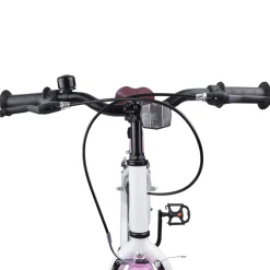vidaXL Kinderfiets 18 Inch voor 5-7 jaar Lichtroze