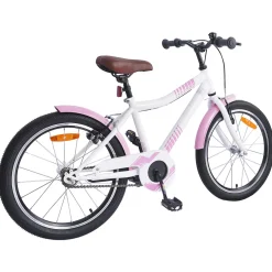 vidaXL Kinderfiets 18 Inch voor 5-7 jaar Lichtroze