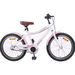vidaXL Kinderfiets 18 Inch voor 5-7 jaar Lichtroze