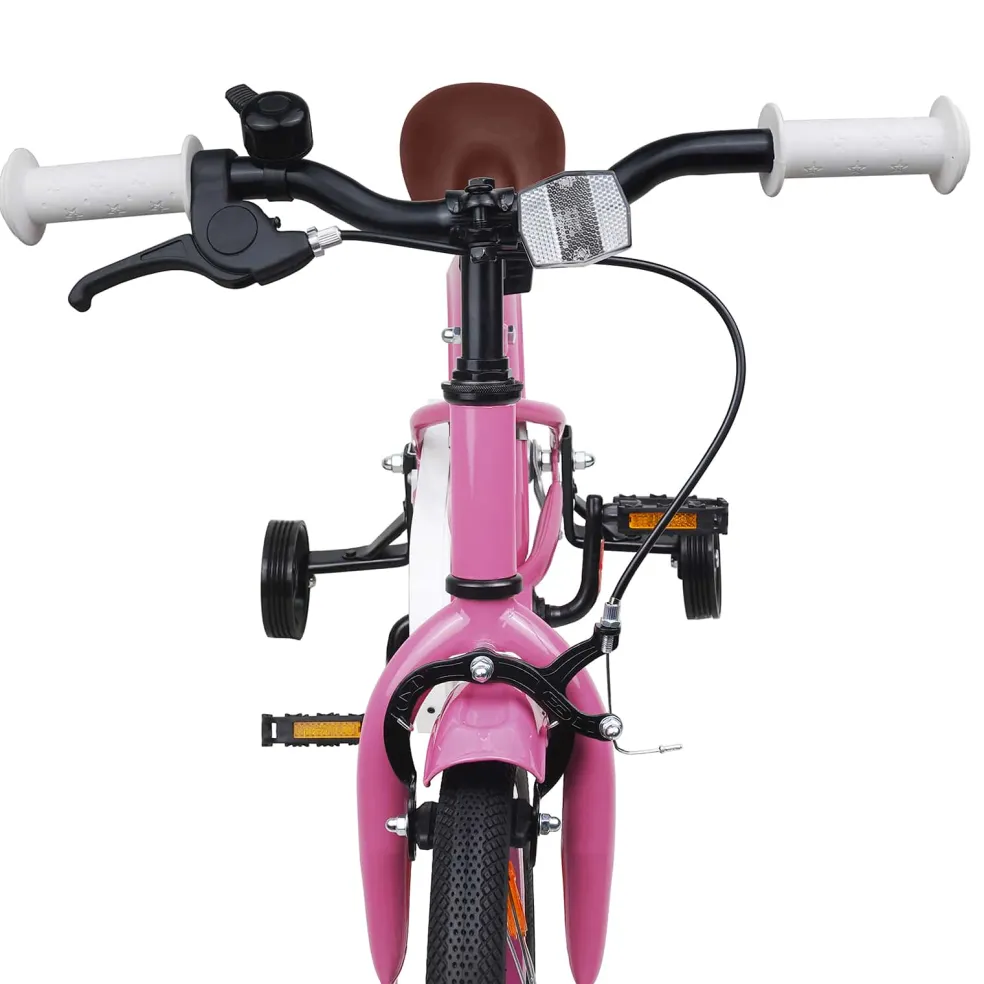 vidaXL Kinderfiets 12 Inch voor 2-4 jaar oud Lichtroze