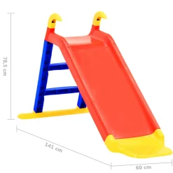 vidaXL Kinderglijbaan 141 cm PP
