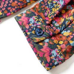 vidaXL Kinderjurk met lange mouwen 104 meerkleurig
