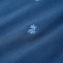 vidaXL Kinderpoloshirt 92 donkerblauw