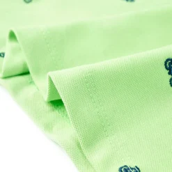 vidaXL Kinderpoloshirt 92 neongroen