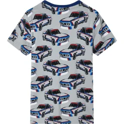 vidaXL Kinderpyjama met korte mouwen 104 grijs