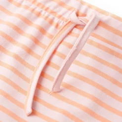 vidaXL Kinderrokje recht met strepen 104 roze