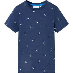 vidaXL Kindershirt 92 donkerblauw