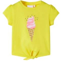 vidaXL Kindershirt 104 geel