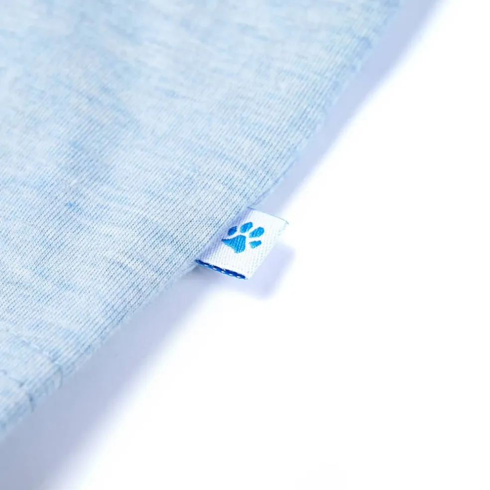 vidaXL Kindershirt 104 gemêleerd zachtblauw