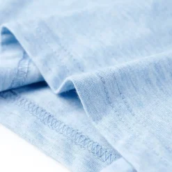 vidaXL Kindershirt 104 gemêleerd zachtblauw