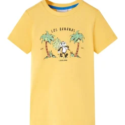 vidaXL Kindershirt 92 lichtokerkleurig