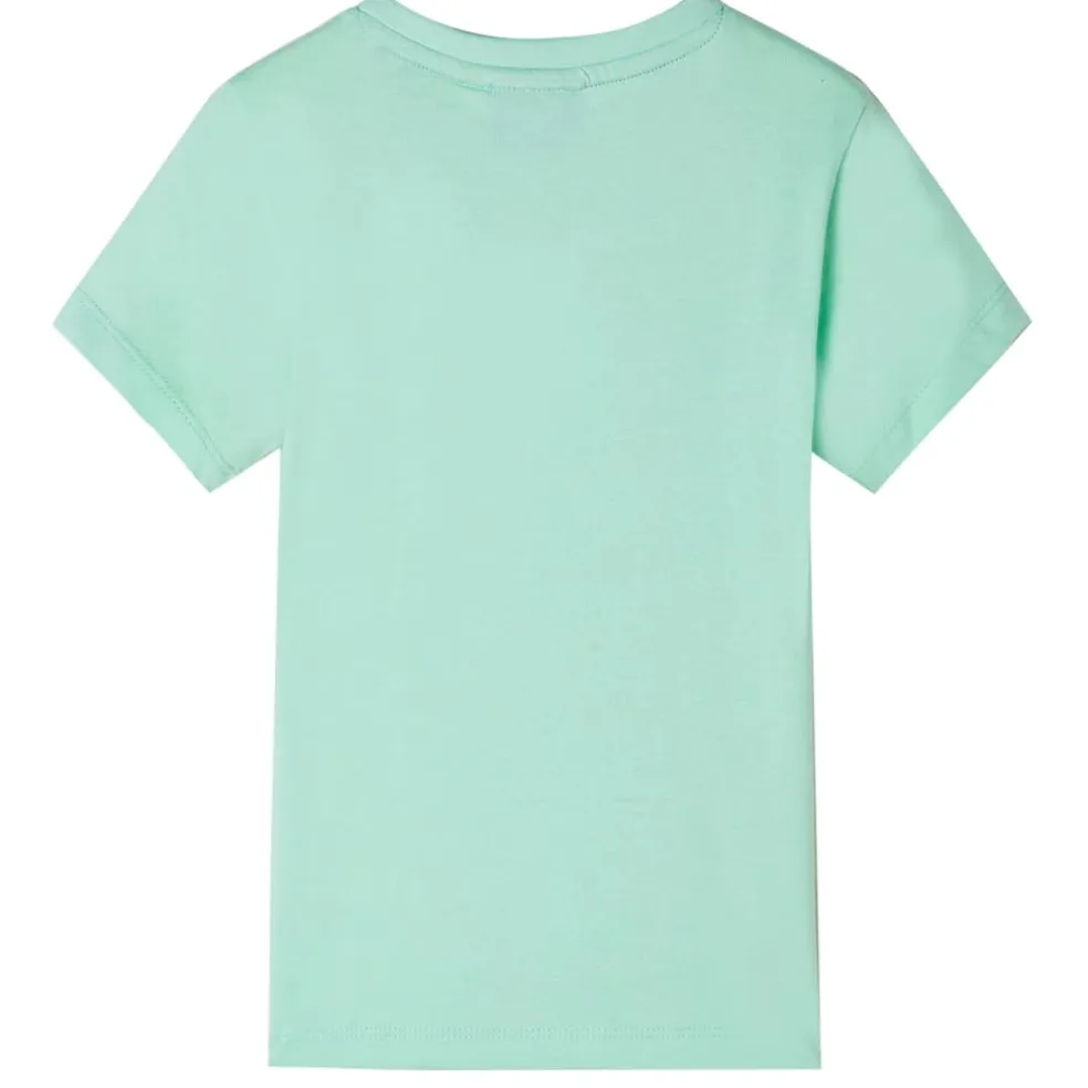 vidaXL Kindershirt met korte mouwen 92 lichtgroen