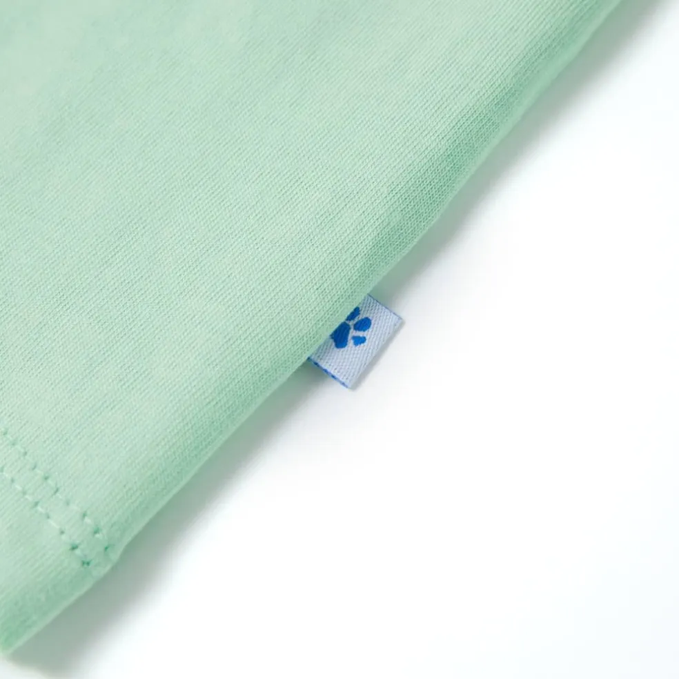 vidaXL Kindershirt met korte mouwen 92 lichtgroen