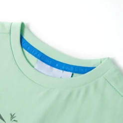 vidaXL Kindershirt met korte mouwen 92 lichtgroen