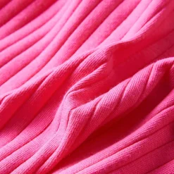 vidaXL Kindershirt met lange mouwen geribd 92 felroze