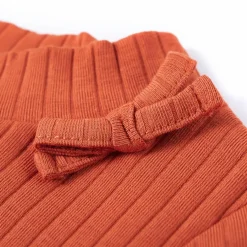 vidaXL Kindershirt met lange mouwen 92 oranjebruin