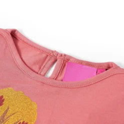 vidaXL Kindershirt met lange mouwen 116 oudroze