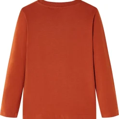 vidaXL Kindershirt met lange mouwen 104 lichtroestkleurig