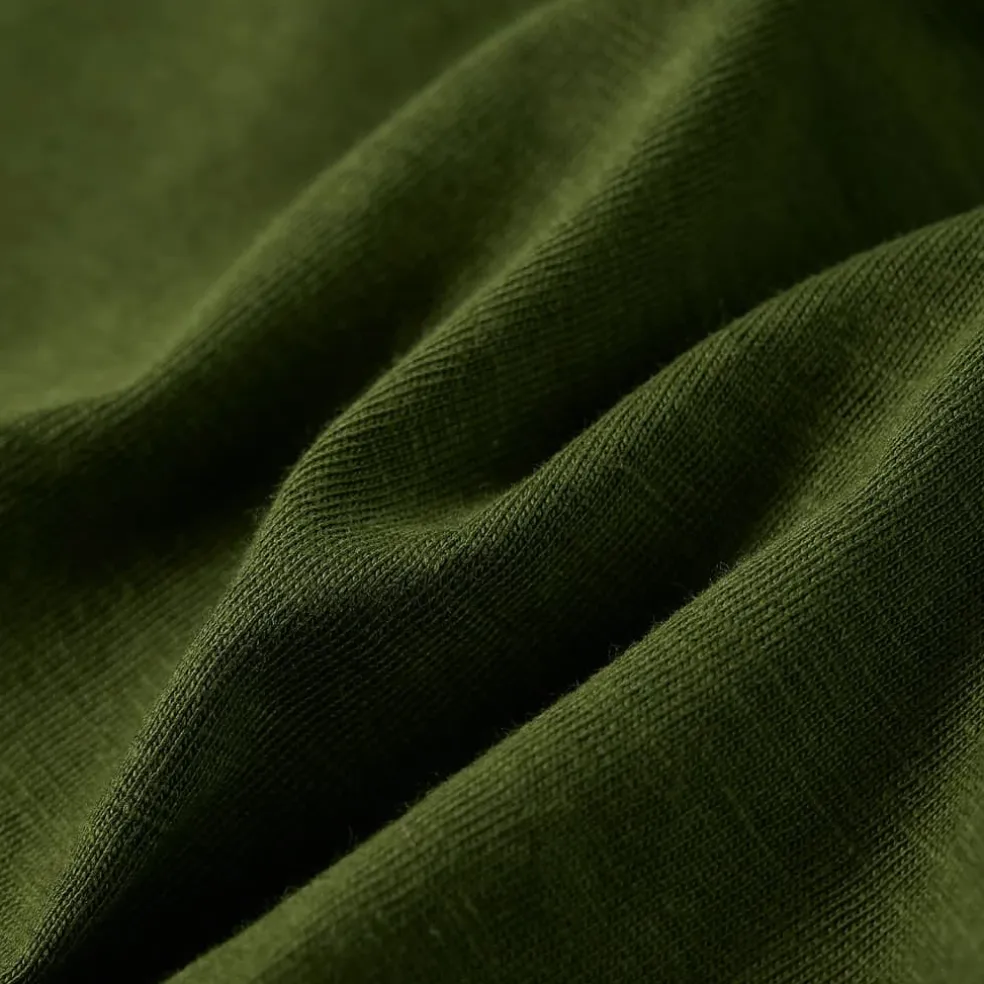 vidaXL Kindershirt met lange mouwen 104 donkerkakikleurig