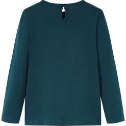 vidaXL Kindershirt met lange mouwen 104 donkergroen