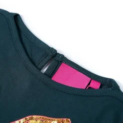 vidaXL Kindershirt met lange mouwen 104 donkergroen