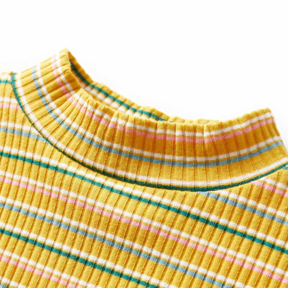 vidaXL Kindershirt met lange mouwen 104 rozebruin