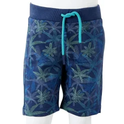 vidaXL Kindershorts met trekkoord 104 marineblauw