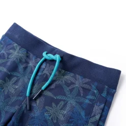vidaXL Kindershorts met trekkoord 104 marineblauw
