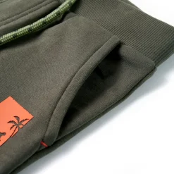 vidaXL Kindershorts met trekkoord 116 donkerkaki