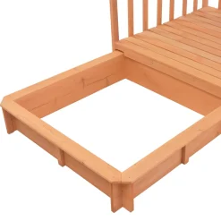 vidaXL Kinderspeelhuis met zandbak UV50 vurenhout blauw