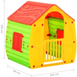 vidaXL Kinderspeelhuis 102x90x109 cm