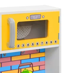 vidaXL Kinderspeelkeuken 80x30x85 cm MDF meerkleurig