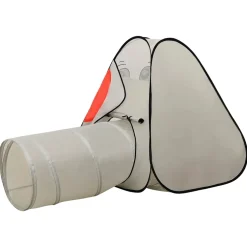 vidaXL Kinderspeeltent met 250 ballen olifant 174x86x101 cm grijs