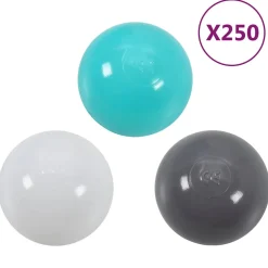 vidaXL Kinderspeeltent met 250 ballen olifant 174x86x101 cm grijs