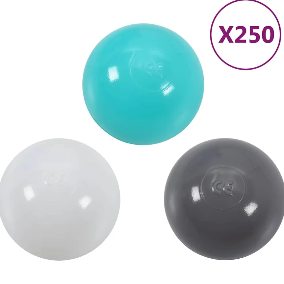 vidaXL Kinderspeeltent met 250 ballen 102x102x82 cm blauw