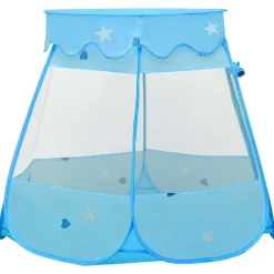 vidaXL Kinderspeeltent met 250 ballen 102x102x82 cm blauw