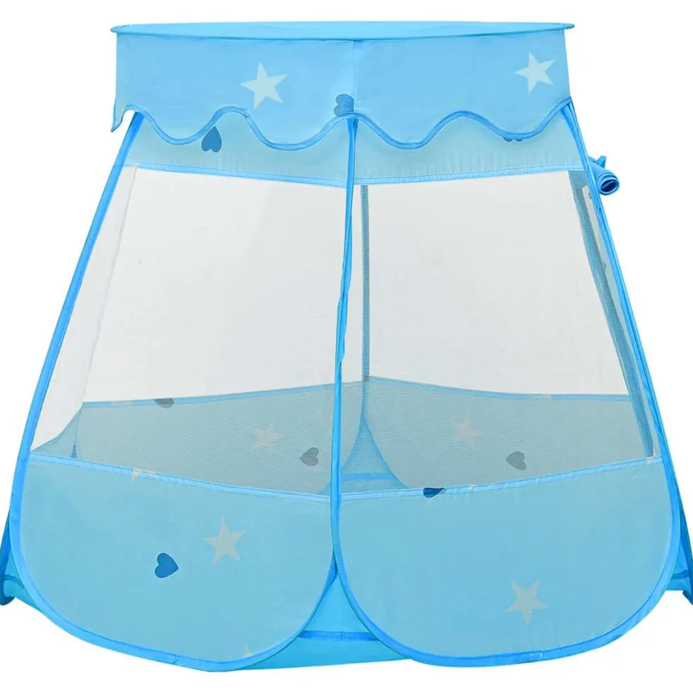 vidaXL Kinderspeeltent met 250 ballen 102x102x82 cm blauw