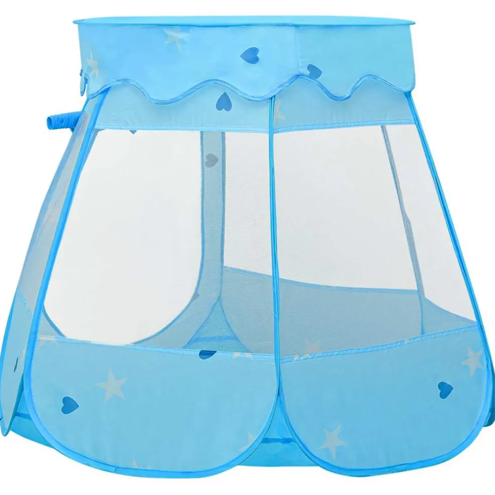 vidaXL Kinderspeeltent met 250 ballen 102x102x82 cm blauw