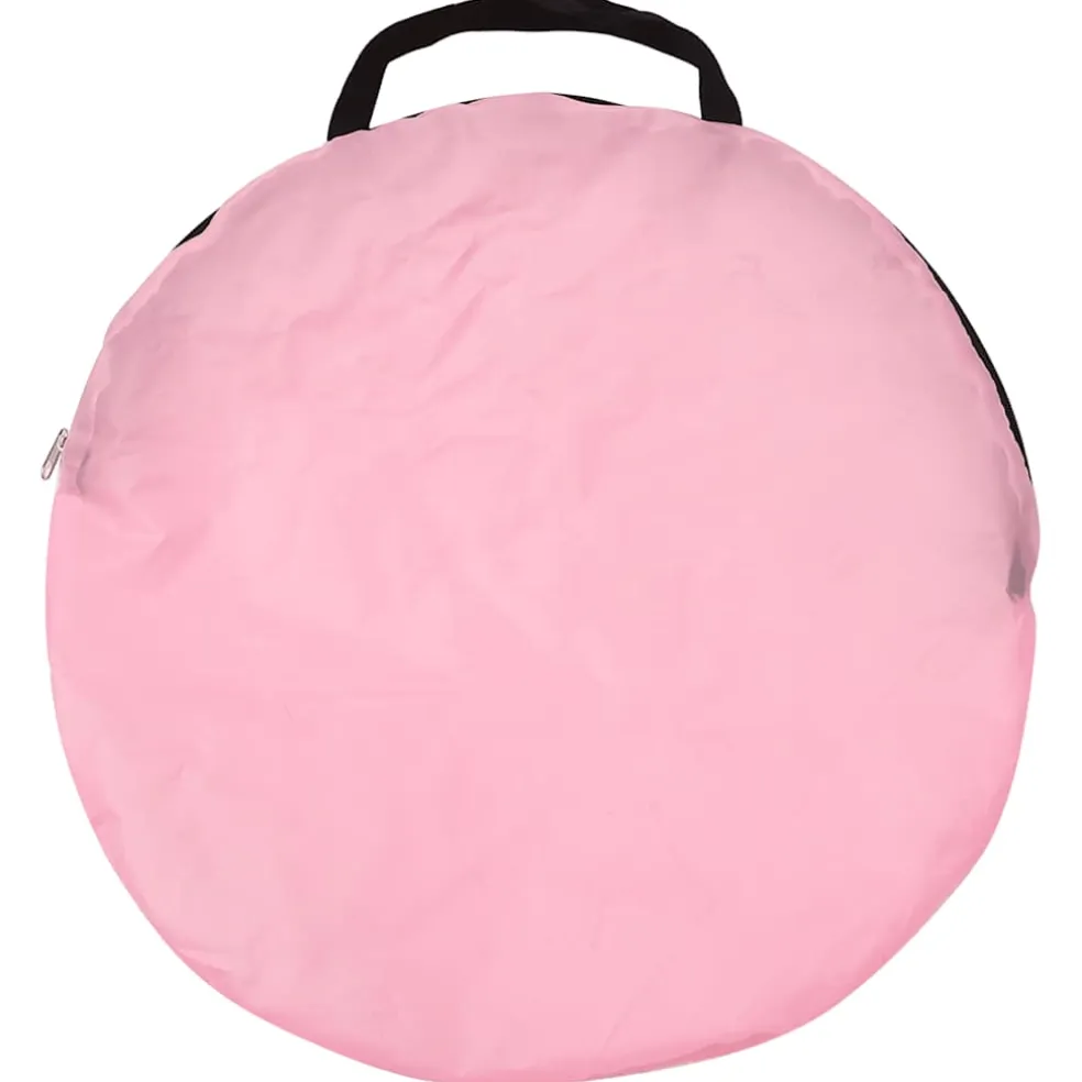 vidaXL Kinderspeeltent met 250 ballen 100x100x127 cm roze