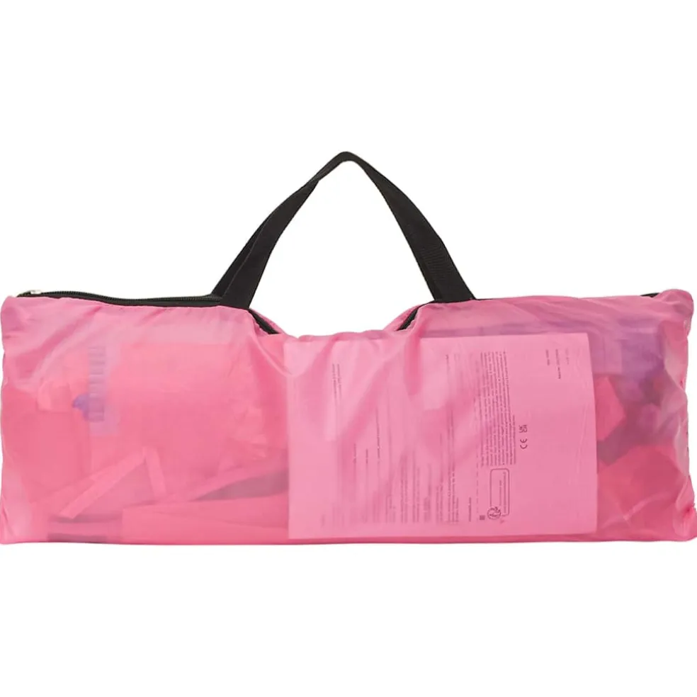vidaXL Kinderspeeltent met 250 ballen 69x94x104 cm roze