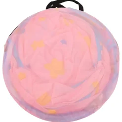 vidaXL Kinderspeeltent met 250 ballen 301x120x128 cm roze