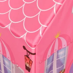 vidaXL Kinderspeeltent met 250 ballen 69x94x104 cm roze