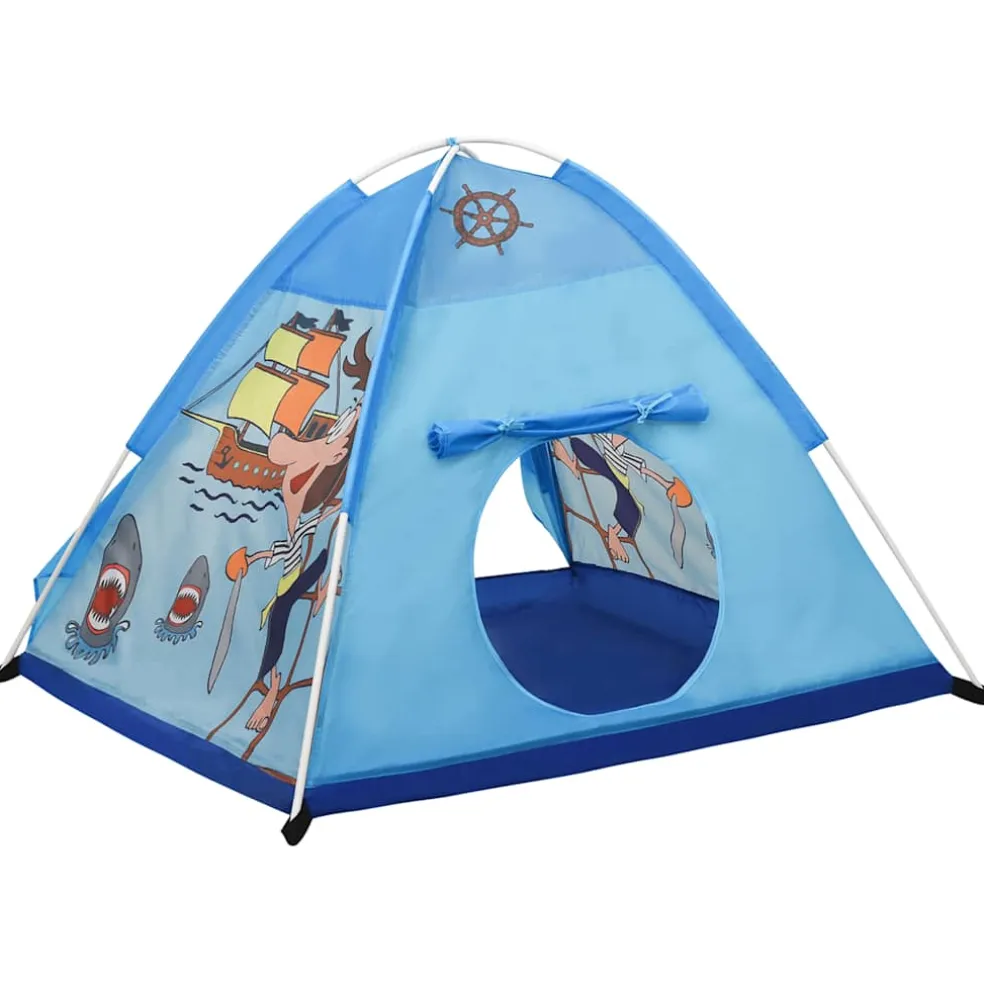 vidaXL Kinderspeeltent met 250 ballen 120x120x90 cm blauw