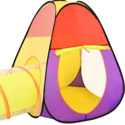 vidaXL Kinderspeeltent met 250 ballen 255x80x100 cm meerkleurig